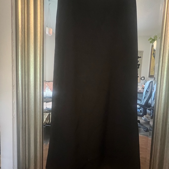 Jean Paul Gaultier Black Maxi A-Line Skirt